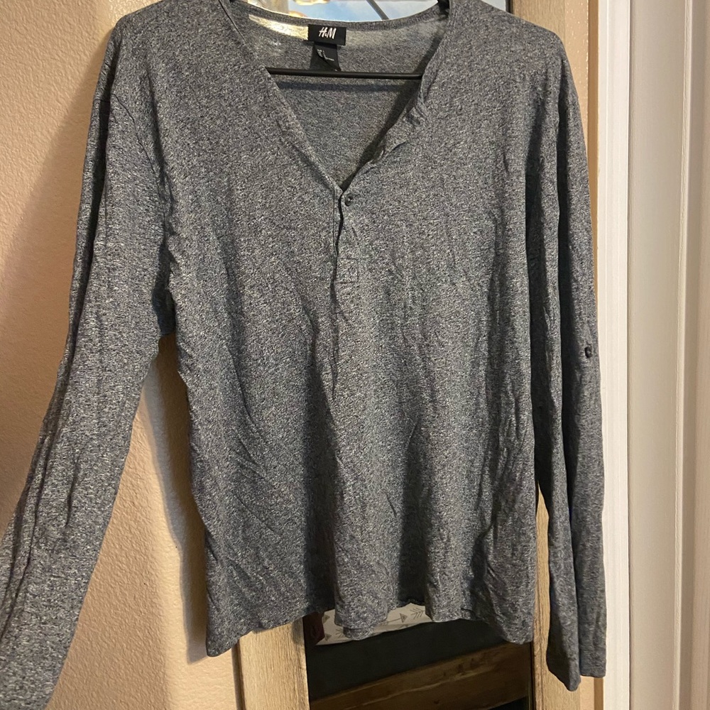grey long sleeve